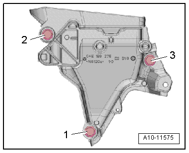 Removing and installing engine support