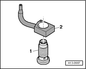 Removing and installing oil spray jets