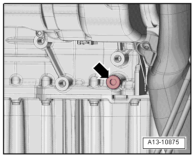 Assembly overview - toothed belt, engine codes CPTA, CHPA, CZEA, CZDA