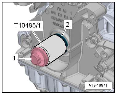 Renewing crankshaft oil seal - belt pulley end