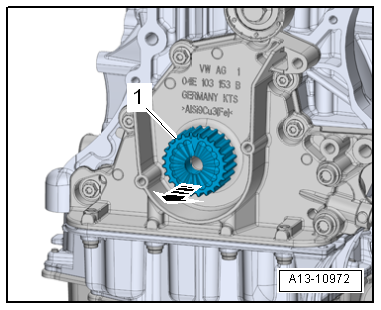 Removing and installing sealing flange on pulley end