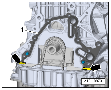 Removing and installing sealing flange on pulley end