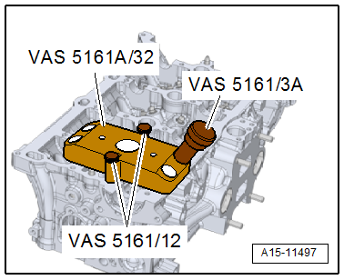 Removing and installing valve stem seals (cylinder head removed)