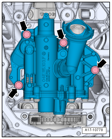 Removing and installing oil pump