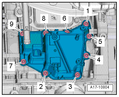 Removing and installing oil separator