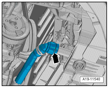 Draining and filling coolant