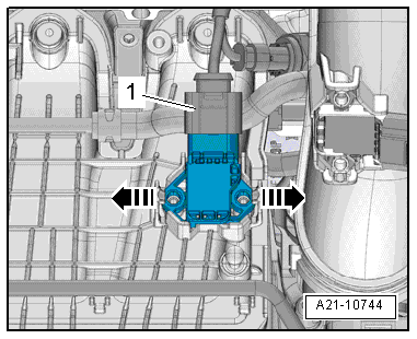 Removing and installing intake manifold sender -GX9-