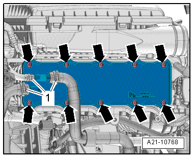Removing and installing charge air cooler