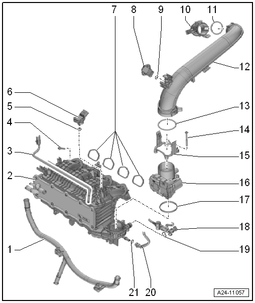 Assembly overview - intake manifold