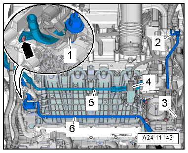 Removing and installing intake manifold
