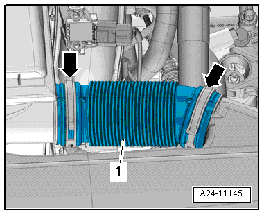 Removing and installing throttle valve module -GX3-