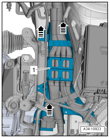 Removing and installing gearbox mounting