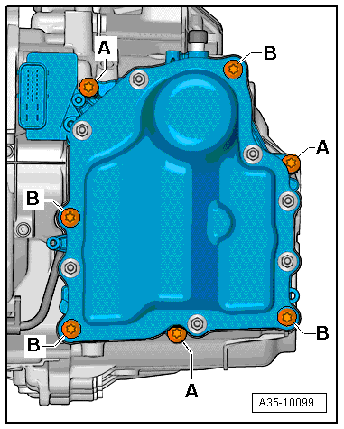 Exploded view - mechatronic unit