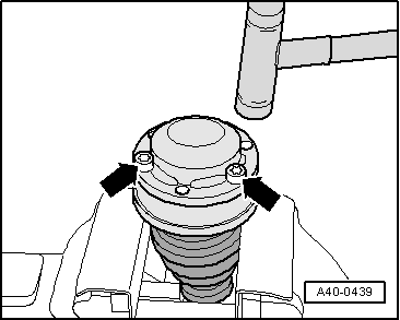 Dismantling and assembling drive shaft