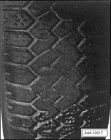 Flat spots (from locking wheels)