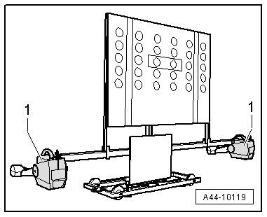 Calibrating adaptive cruise control (ACC), except for e-Golf
