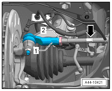 Adjusting front axle toe