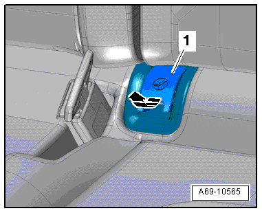 Removing and installing guide for ISOFIX child seat anchor
