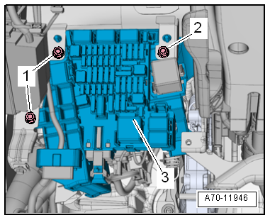 Removing and installing dash panel central tube