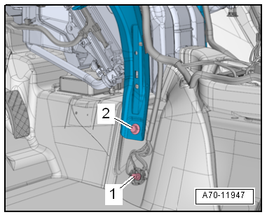 Removing and installing dash panel central tube