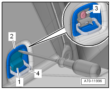 Removing and installing tie-down rings