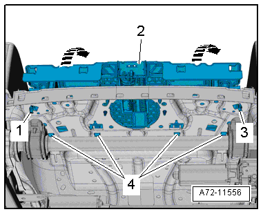 Removing and installing seat depth adjustment