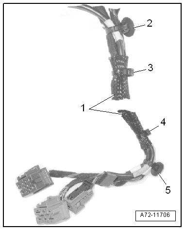 Removing and installing front backrest