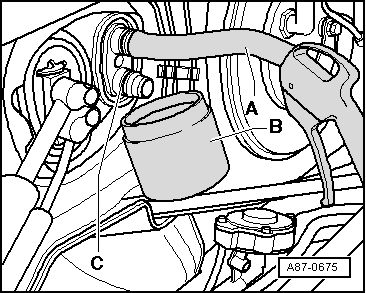 Removing and installing Valeo heat exchanger, LHD vehicles