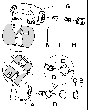 Purging (cleaning) refrigerant circuit with refrigerant R134a