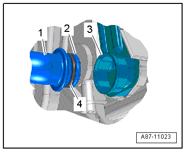 Removing and installing Valeo heat exchanger, LHD vehicles