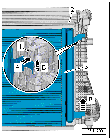 Removing and installing condenser