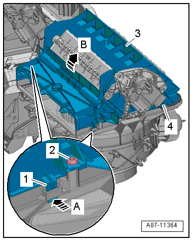 Removing and installing air intake duct