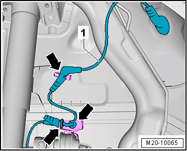 Removing and installing fuel tank, vehicles with multi-link rear suspension and fuel tank leakage diagnosis function