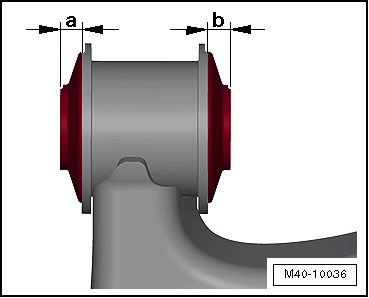 Renewing front bonded rubber bush for lower suspension link
