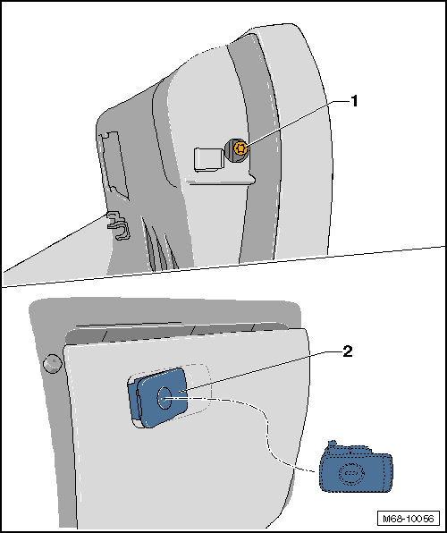 Removing and installing glove compartment opener