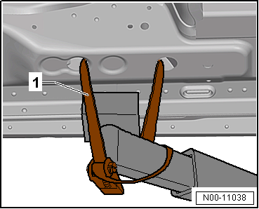 Lowering rear axle, multi-link suspension, front-wheel drive, except for e-Golf