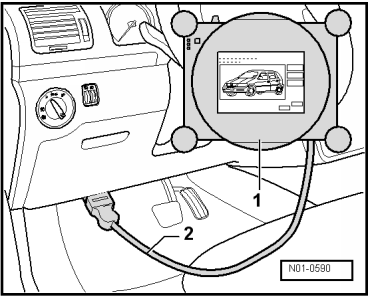 Checking operation and power supply of fuel pump