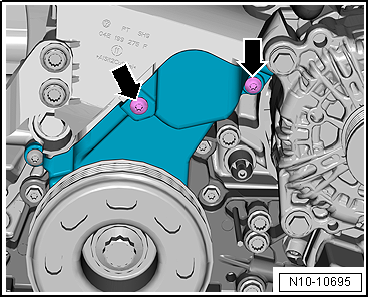 Removing and installing engine support