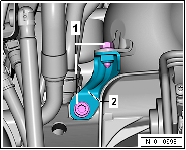 Removing and installing engine support