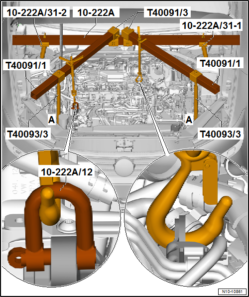Removing gearbox, Golf 2013 ►, Golf Estate 2014 ►, vehicles with diesel engine