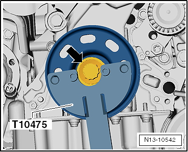 Removing and installing vibration damper