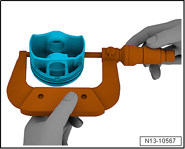 Checking pistons and cylinder bores