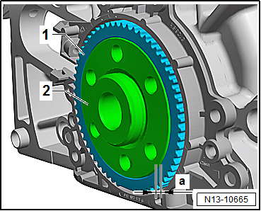 Removing and installing sealing flange on gearbox side