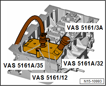 Removing and installing valve stem seals (cylinder head installed)