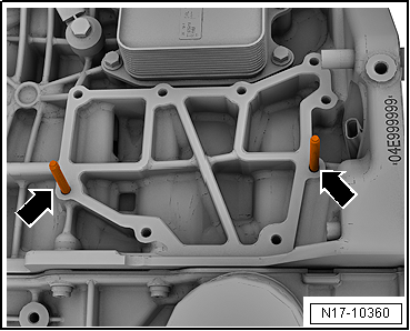Removing and installing oil separator