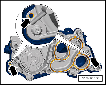 Removing and installing thermostat for small cooling circuit