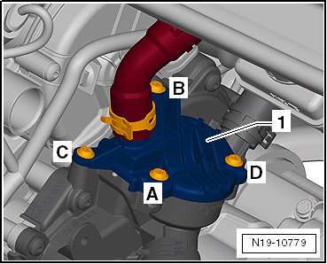 Checking valve timing, engine codes CHPA, CMBA, CPVA, CXSA, CZCA, CPVB, CZDA