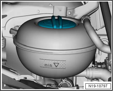 Draining and filling coolant