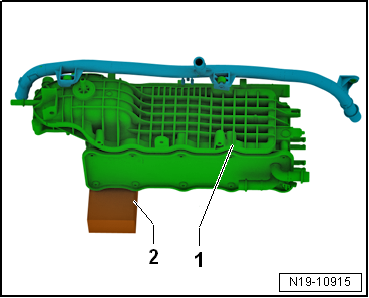 Removing and installing coolant pipes