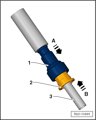Separating plug-in connectors